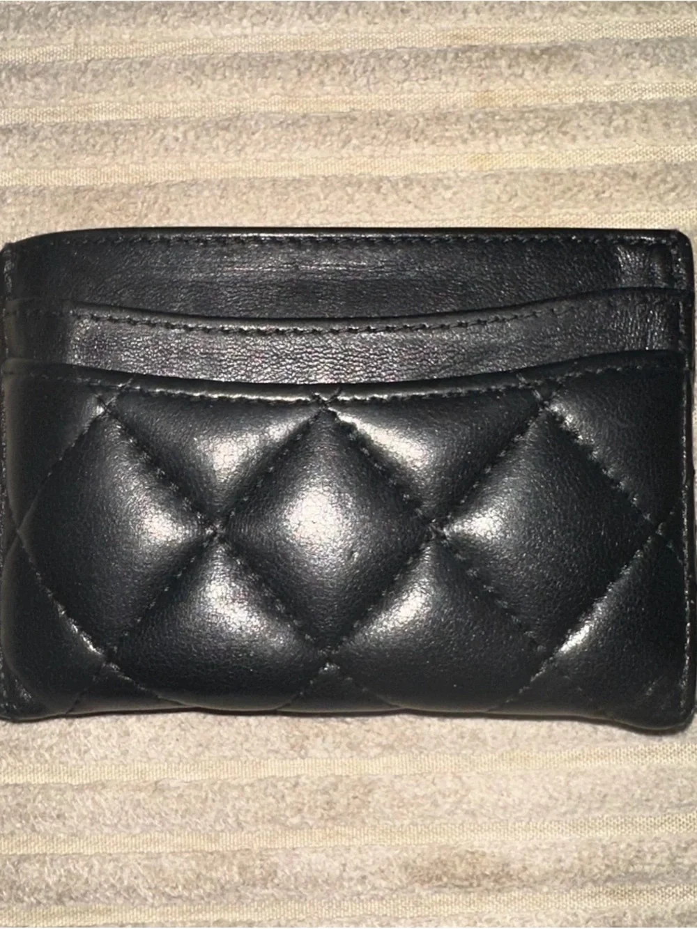 Chanel classic card holder Lambskin & Gold-Tone Metal